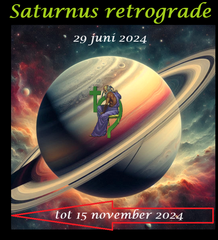 Saturnus retrograde - 29 juni 2024
