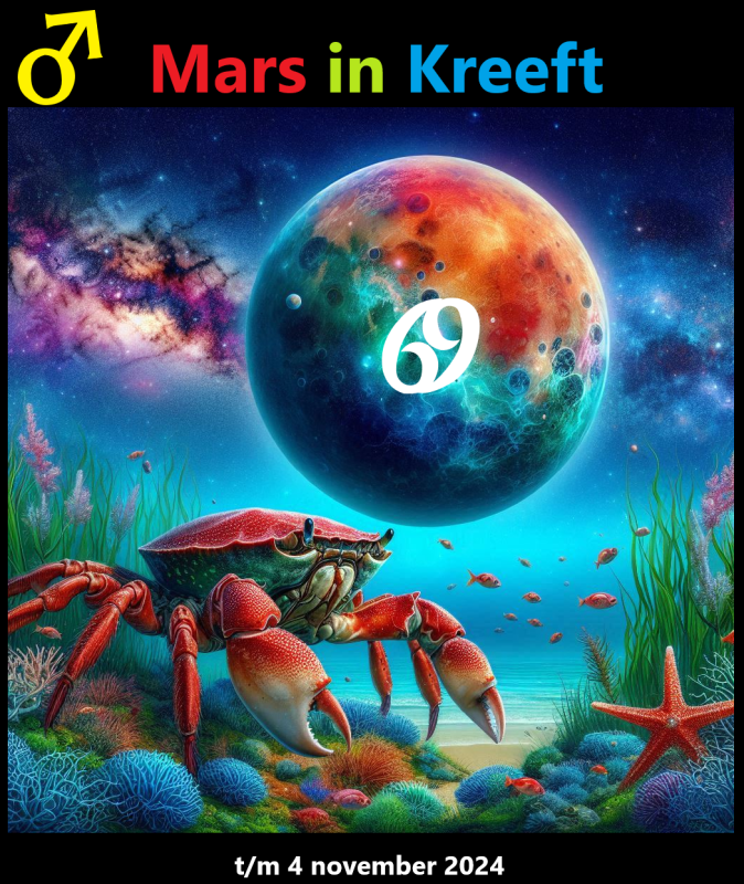 Mars in Kreeft - 4 september 2024