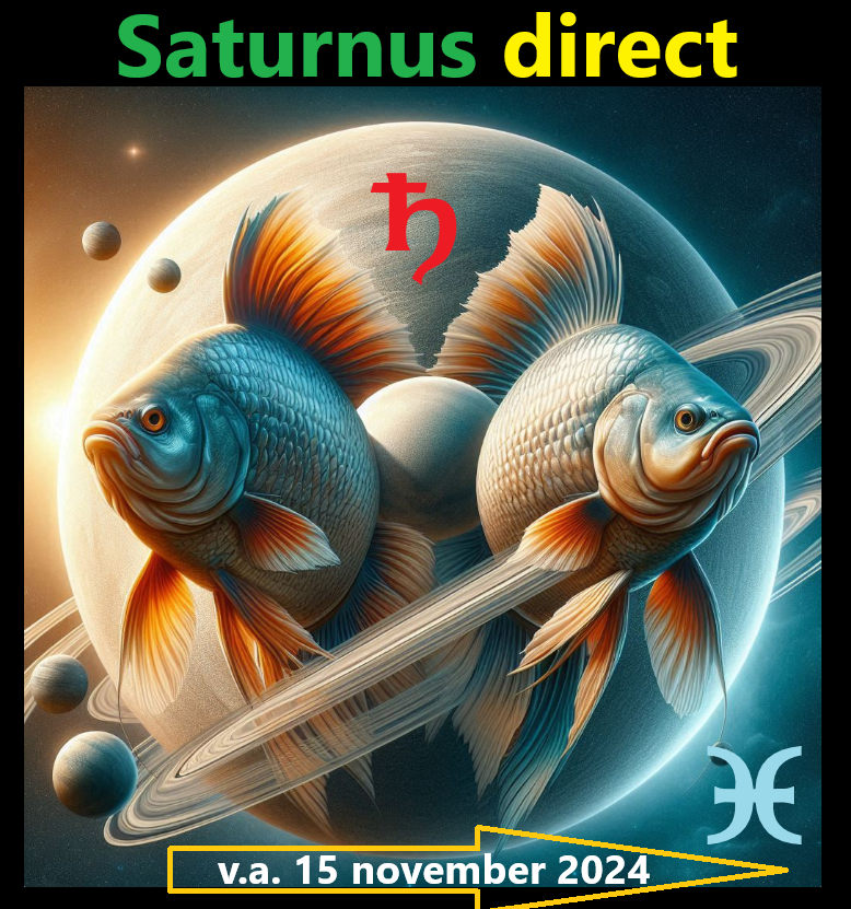 Saturnus direct in Vissen - 15 november 2024