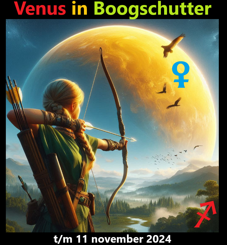 Venus in Boogschutter - 17 oktober 2024