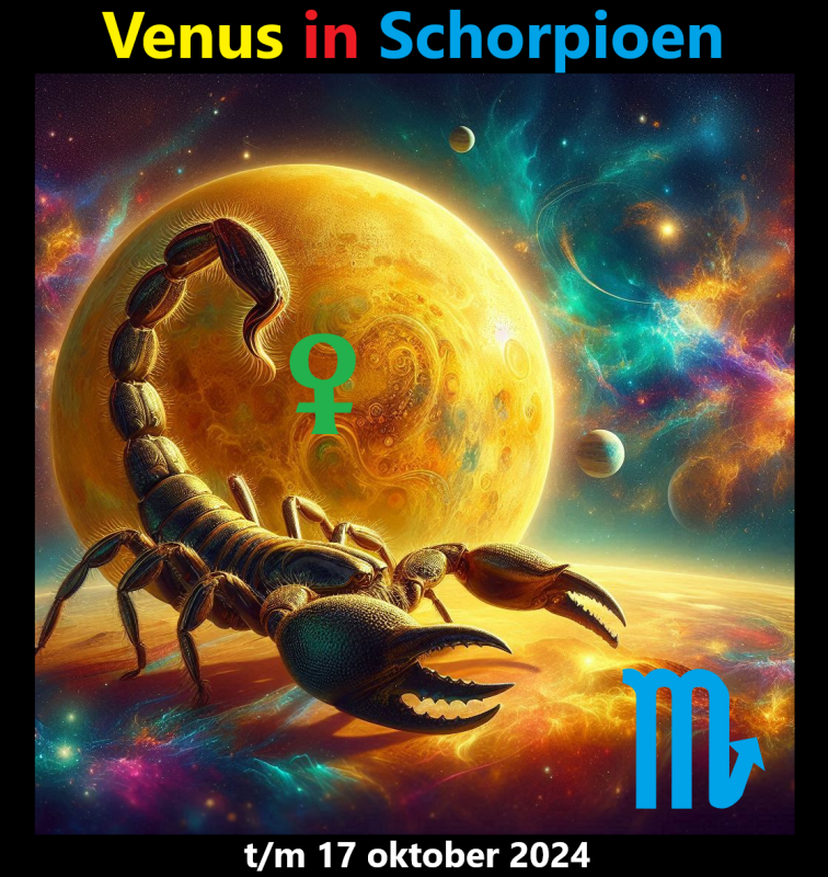 Venus in Schorpioen - 23 september 202