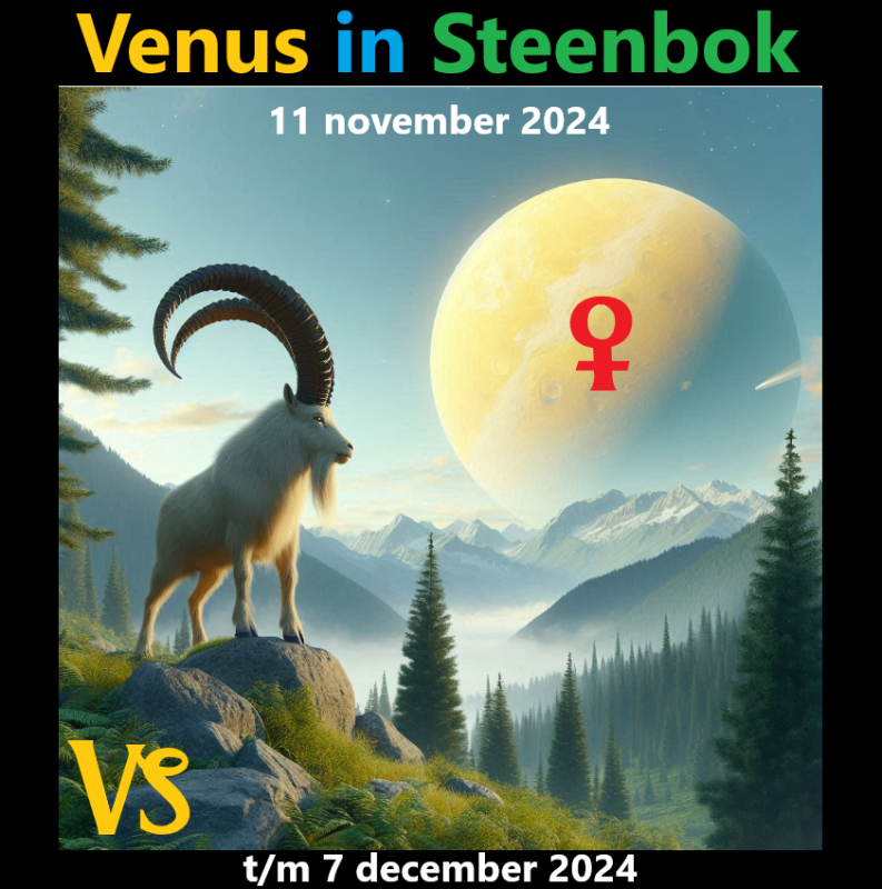 Venus in Steenbok - 11 november 2024