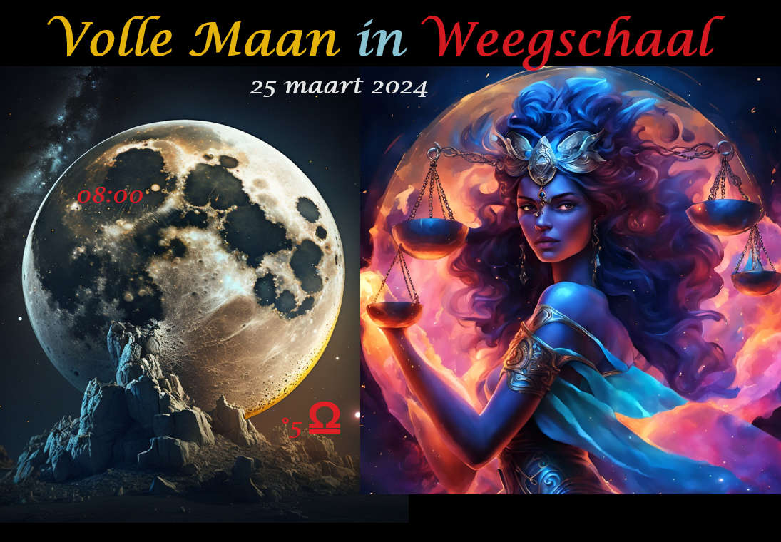 Volle Maan in Weegschaal - 25 maart 2024