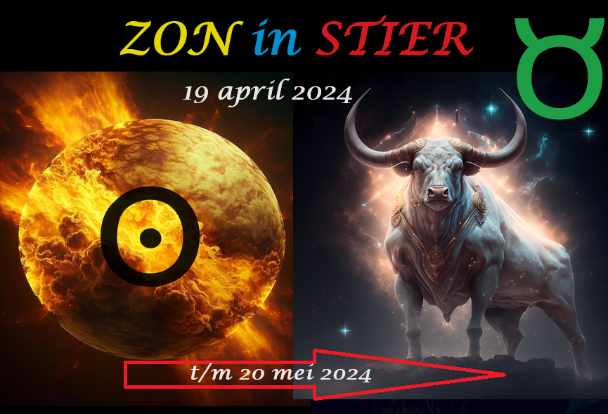 Zon in Stier - 19 april 2024